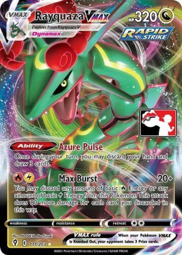 Evolving Skies Rayquaza VMAX [Prize-Pack] Pokémon card